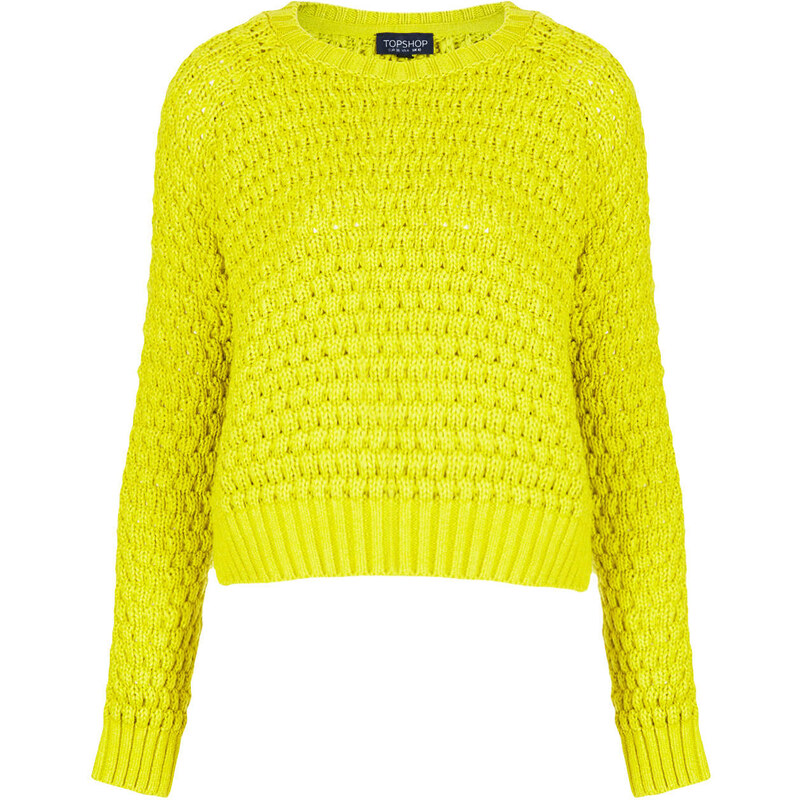 Topshop Knitted Chunky Bobble Jumper