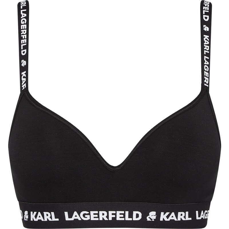 Karl Lagerfeld Podprsenka černá / bílá