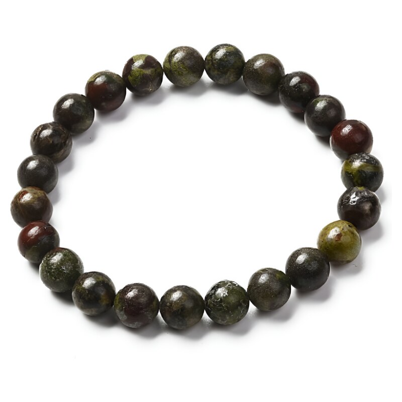 Olivie Náramek 8mm/16cm KÁMEN DRAČÍ KRVE 9157