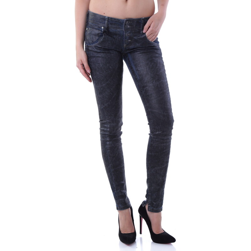 Dámské jeans Sexy Woman 59824 - Tmavě modrá / XXS