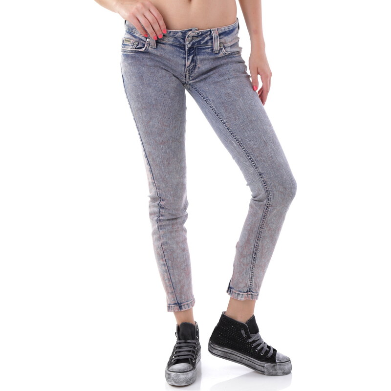 Dámské jeans Sexy Woman - XXS / Růžová