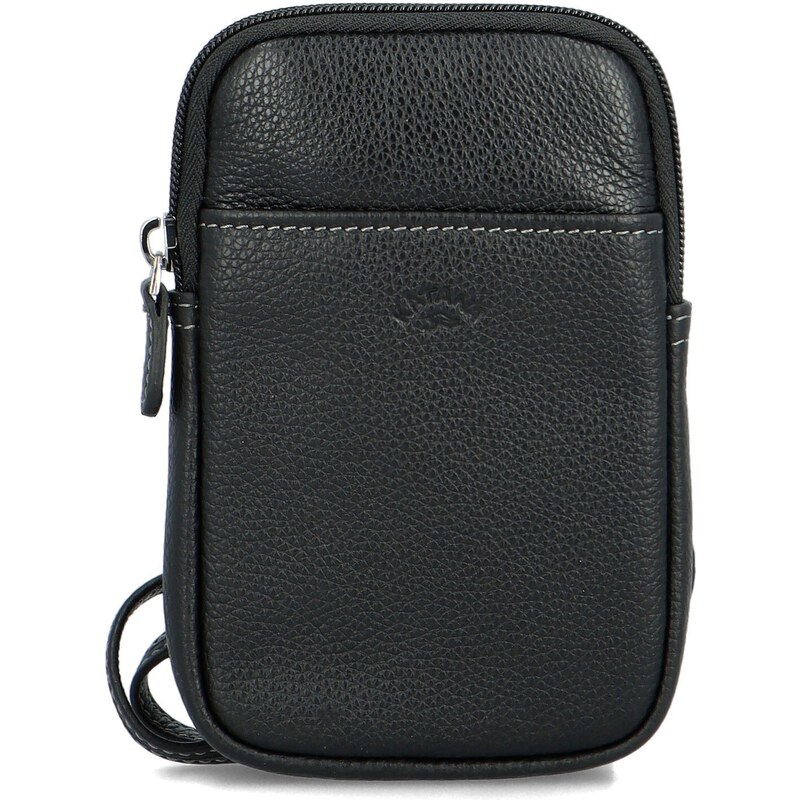 Stylová dámská kožená crossbody kapsa Katana Stacy, černá