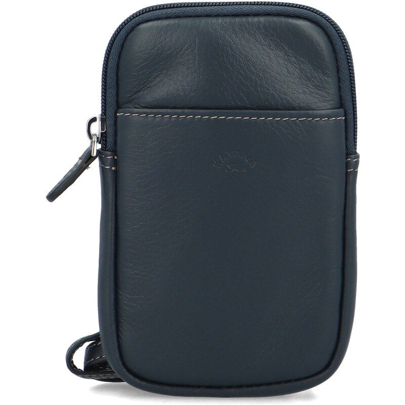 Stylová dámská kožená crossbody kapsa Katana Stacy, tmavě modrá