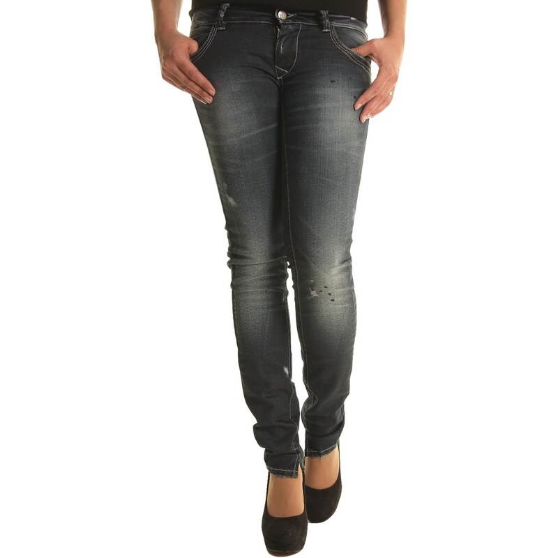 Dámské jeans Sexy Woman 46515 - Modrá / XS