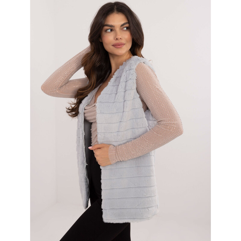 Och Bella Vest-TW-KZ-2114.09P-light gray