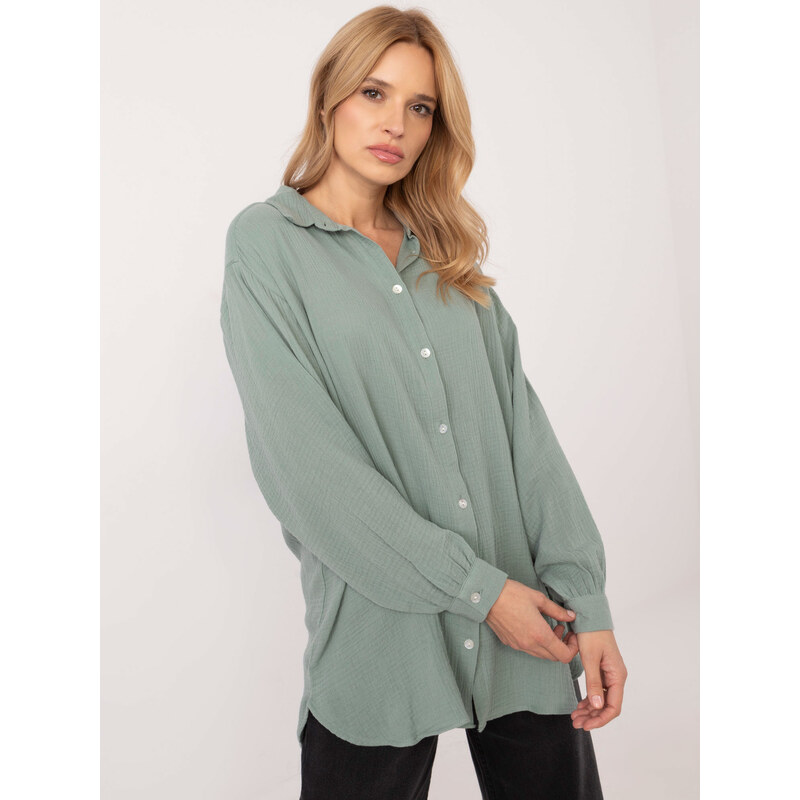 Sublevel Shirt-D70032M11066D3-pistachio 106986982