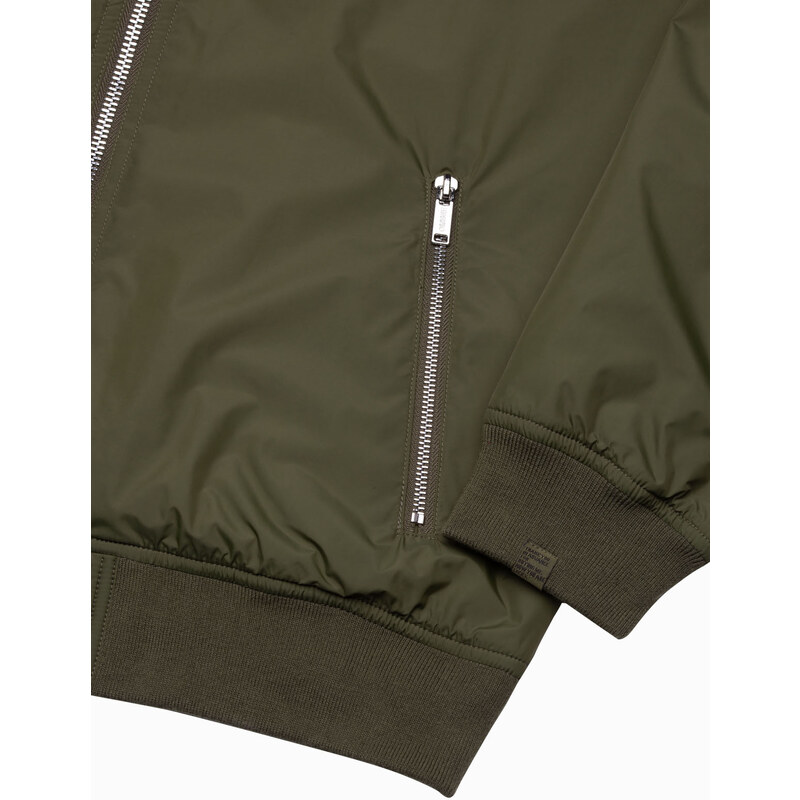 EDOTI Pánská bunda bomber - olivová V2 C538