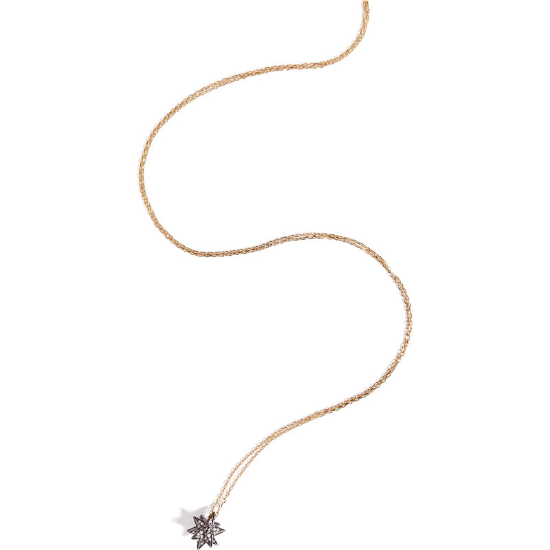 Noor Fares 18K Gold Pendant Necklace with White Diamonds