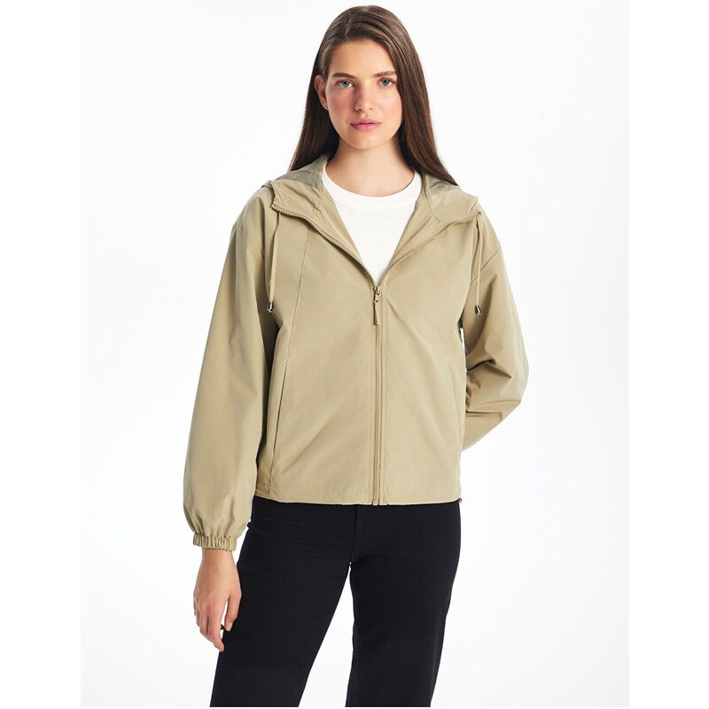LC Waikiki Lw - Womens Hooded Plain Raincoat 101677877
