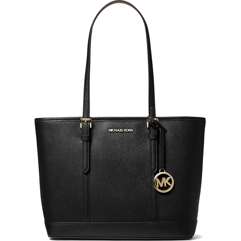 Michael Kors Jet Set Travel Small Saffiano Leather Top-Zip Tote