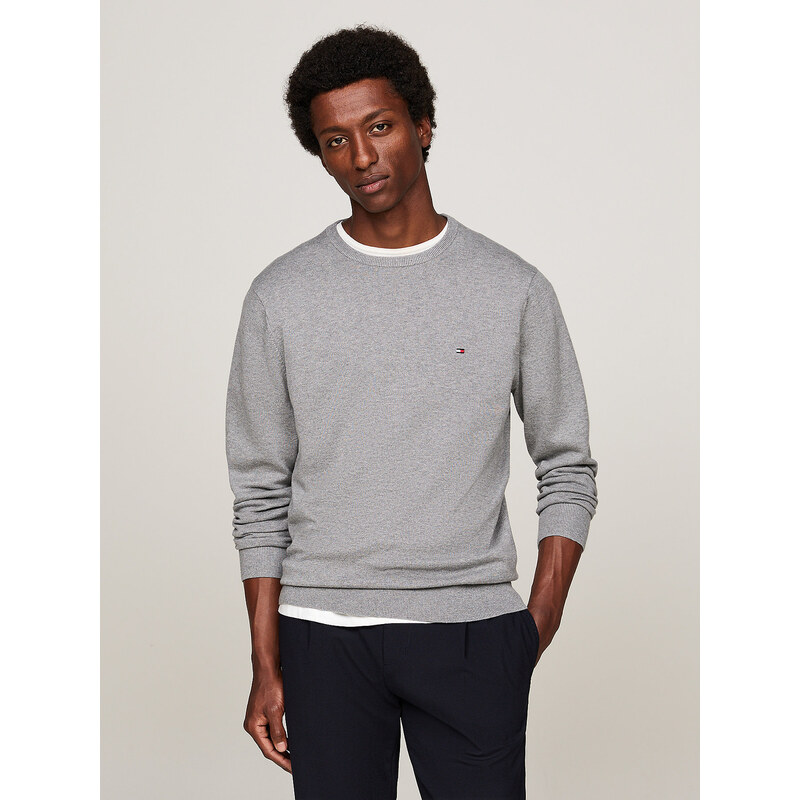 Tommy Hilfiger pánský šedý svetr