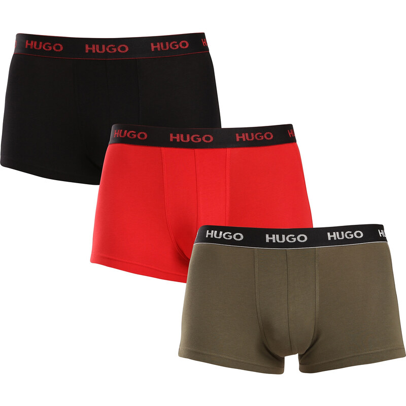 3PACK pánské boxerky HUGO vícebarevné (50517878 985)
