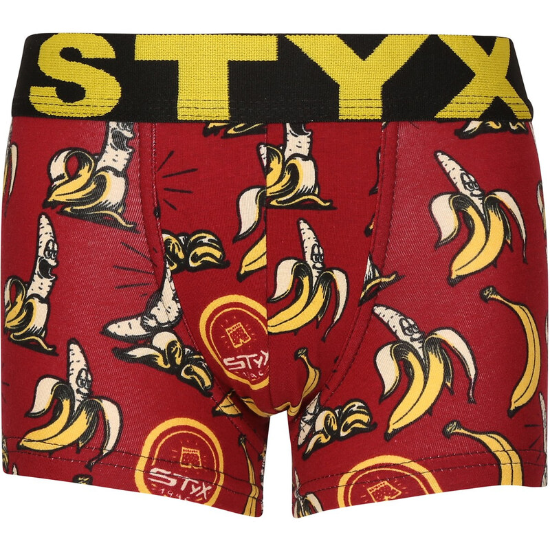 Dětské boxerky Styx art sportovní guma banány (GJ1359) 6-8