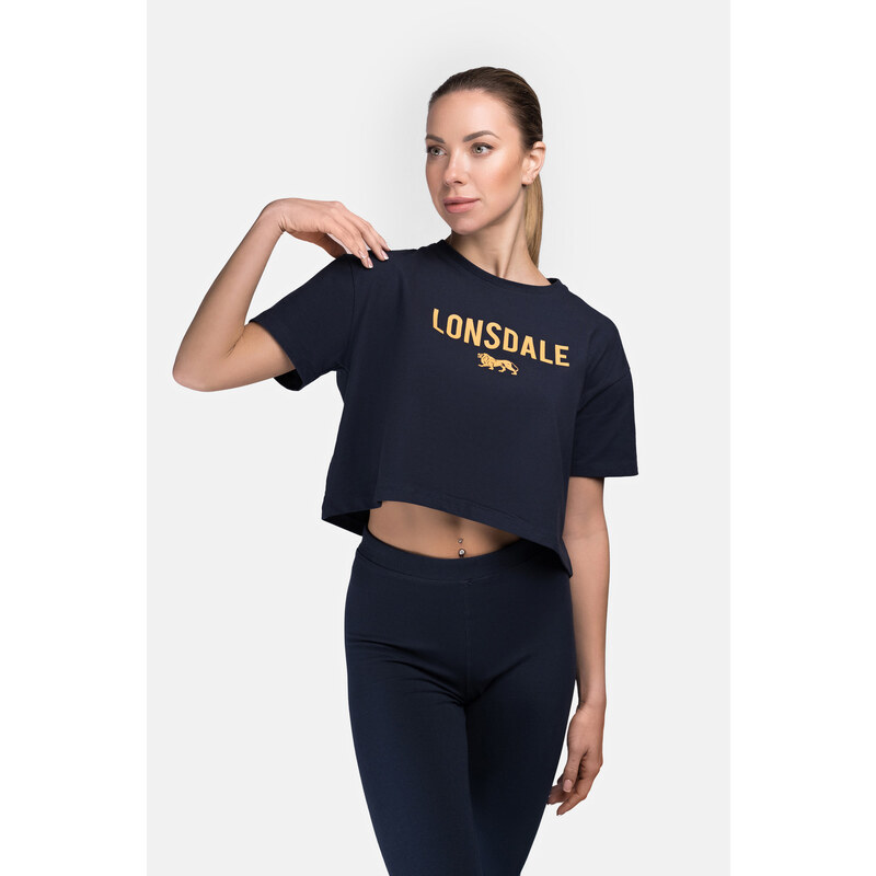 Lonsdale Womens t-shirt cropped oversized