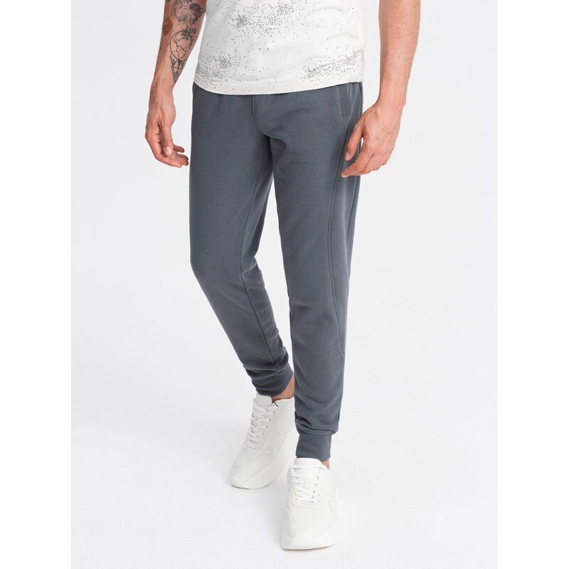 Ombre BASIC mens cotton sweatpants joggers - graphite