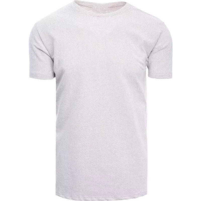 BASIC Béžové vzorované tričko RX4925