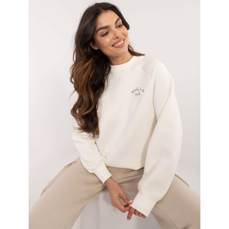 Sublevel Sweatshirt-D10600T02656B-ecru