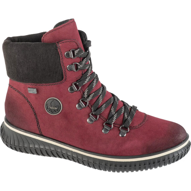 Vínové dámské kotníkové boty Rieker Booties Vínová 101117116