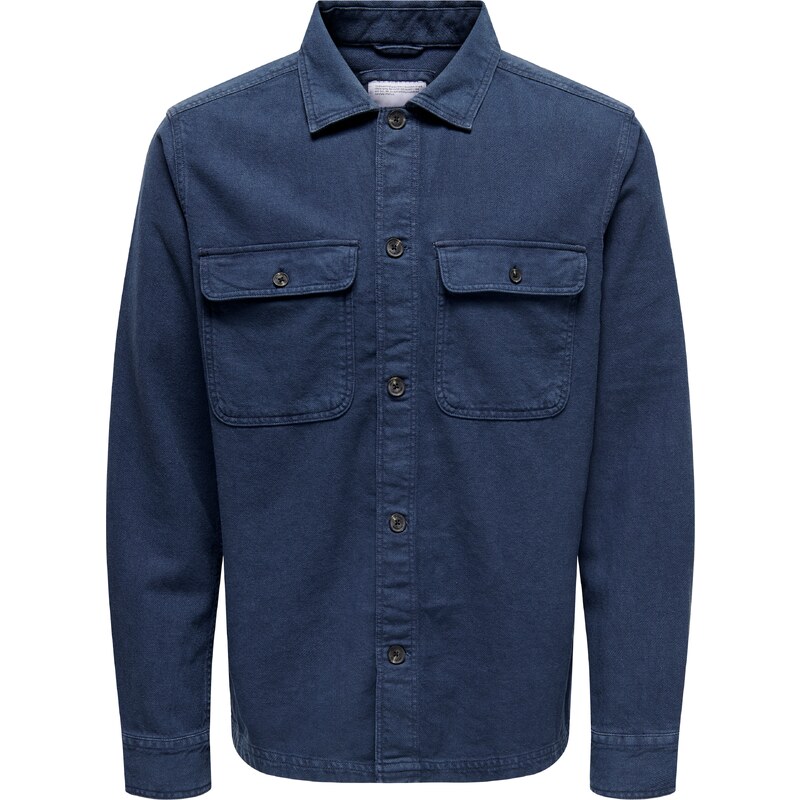 Only & Sons Košile Oliver marine modrá