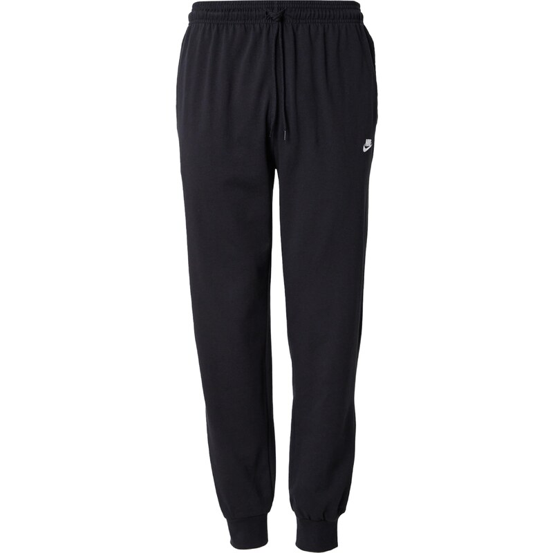 Nike Sportswear Kalhoty 'CLUB' černá / bílá