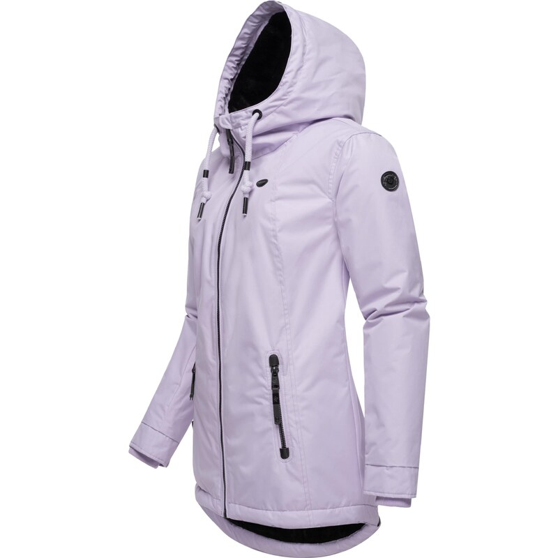 Ragwear Zimní bunda 'Zuzka' pastelová fialová