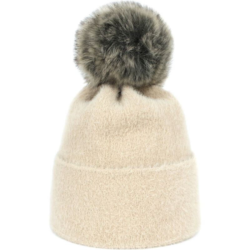 Čepice Soft Fluff Cap Light Beige - Art of Polo