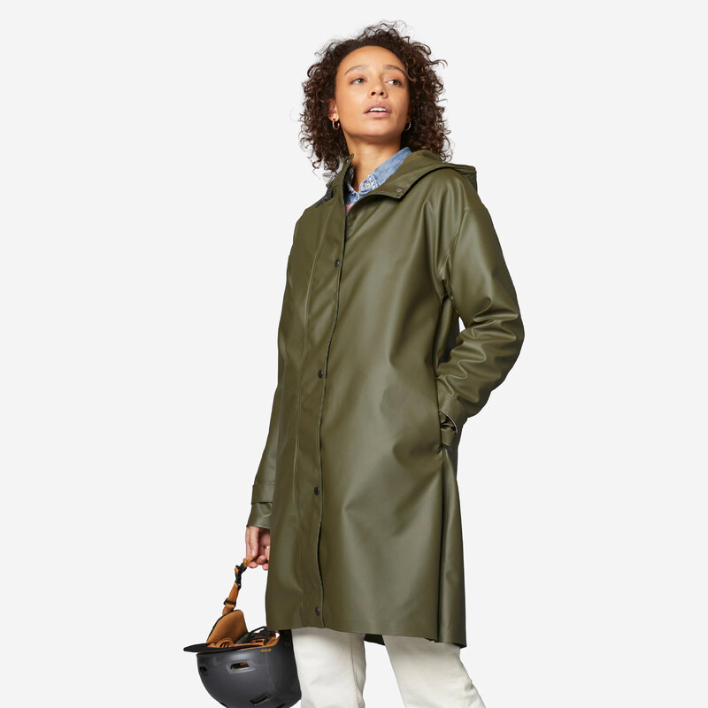 BTWIN Unisex nepromokavá parka na městské kolo 101132976