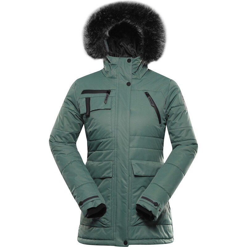 Dámská bunda s membránou ptx ALPINE PRO WERDA zelená 101144729