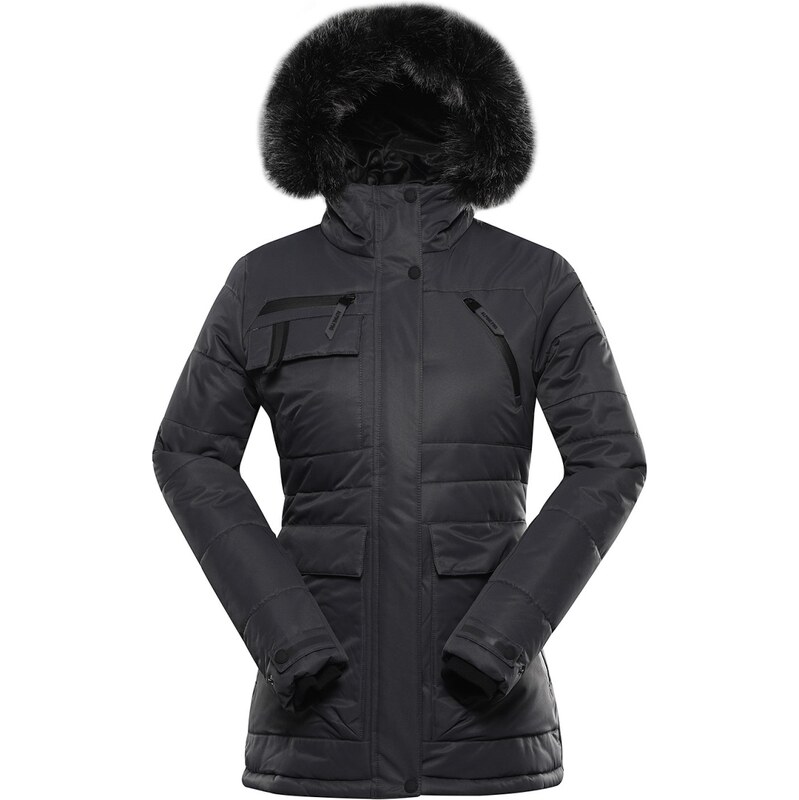 Dámská bunda s membránou ptx ALPINE PRO WERDA tmavě šedá 101144730