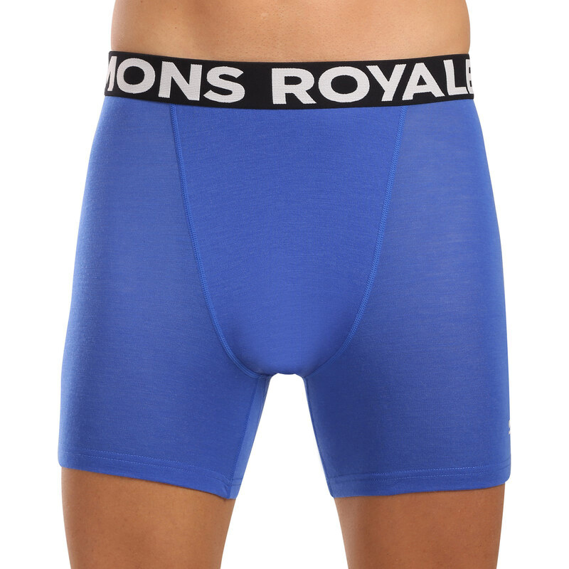 Pánské boxerky Mons Royale merino modré (100088-1169-788)