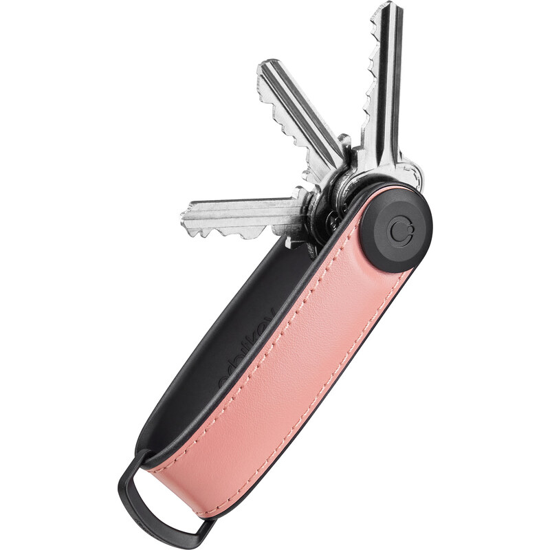 Klíčenka Orbitkey 2.0 Hybrid Leather Pastel Pink růžová