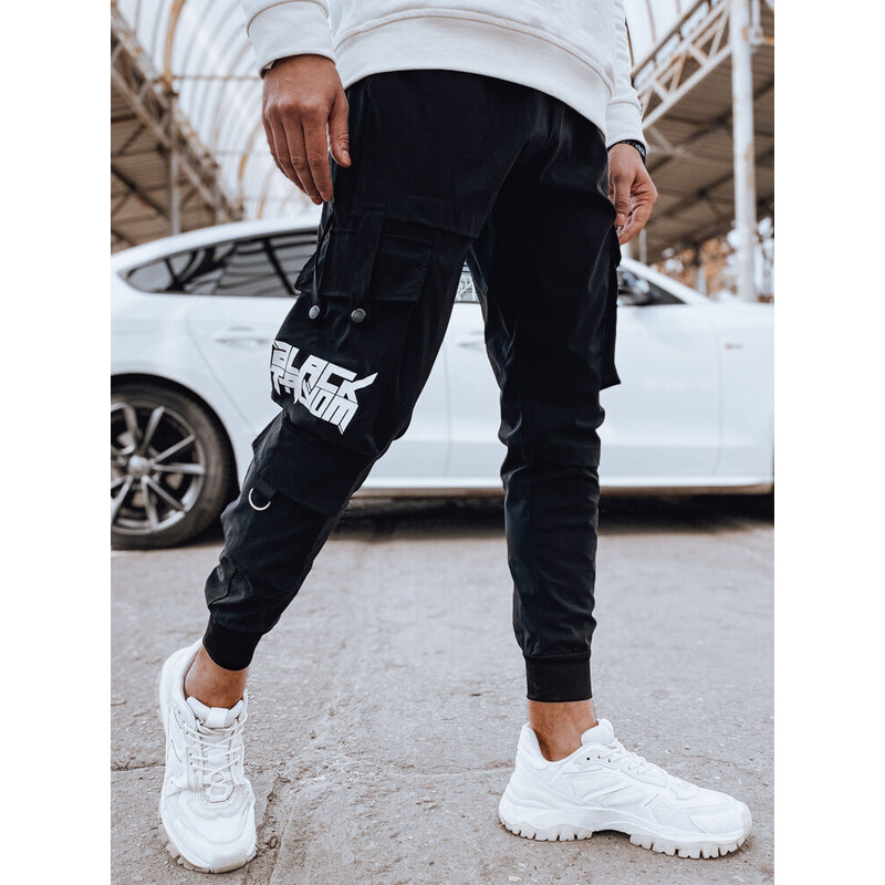 DStreet Pánské jogger kapsáčové kalhoty