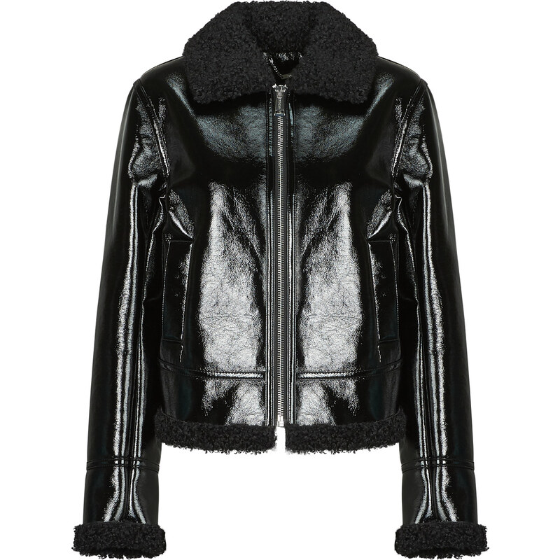 Guess Bundy LS ANDREA FAUX SHEARLING JKT