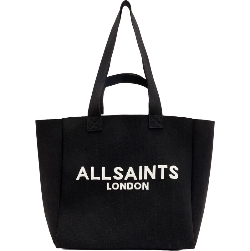 AllSaints Nákupní taška IZZY černá / bílá