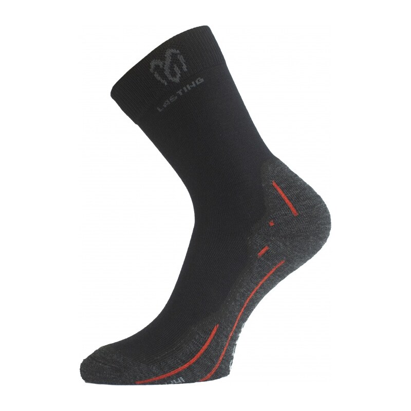 Ponožky Lasting merino WHI treking Velikost: M černá 101133511