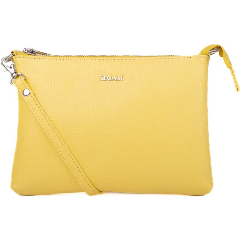 Malá dámská kabelka etue Segali SGA6B Pastel Yellow žlutá