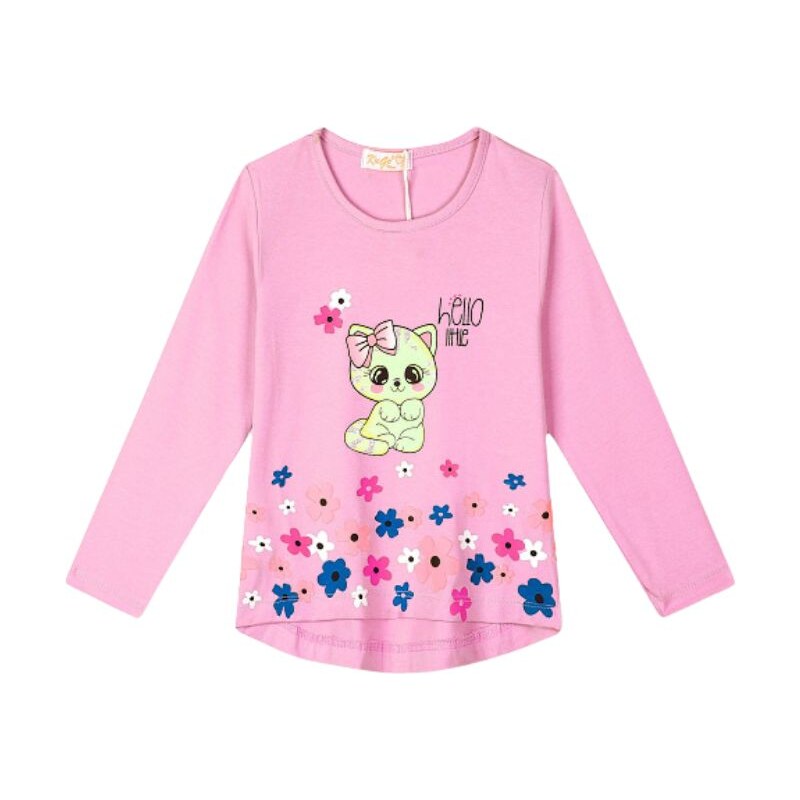 DÍVČÍ TRIČKO růžová Kugo HC9353