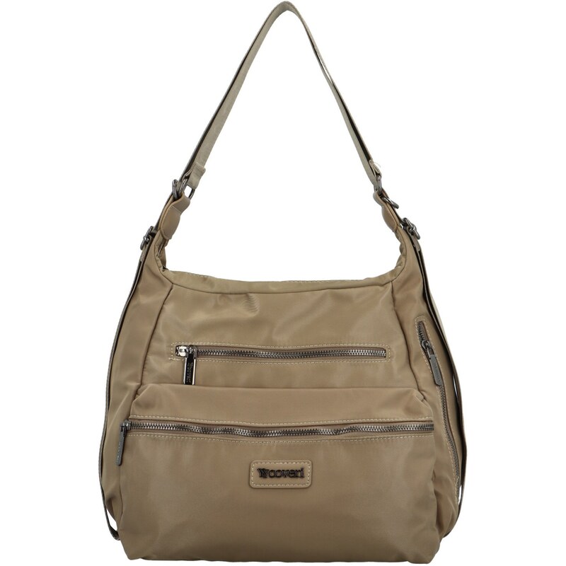 Coveri World Dámský kabelko/batoh khaki - Coveri Velixa Khaki