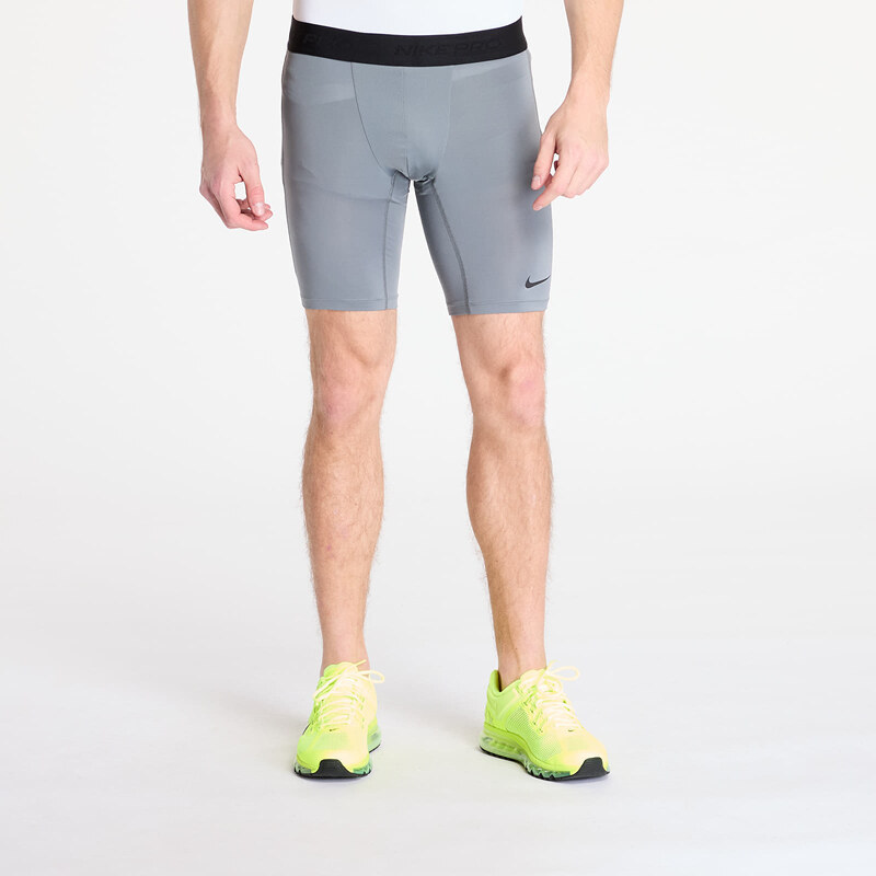 Šortky Nike Pro Mens Dri-FIT Fitness Long Shorts Smoke Grey/