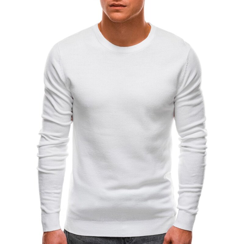 Inny Bílý jednoduchý svetr V5 SWBS-0100