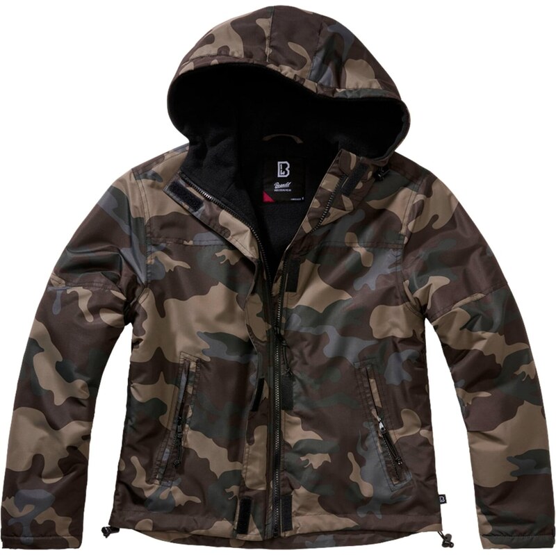 Brandit Přechodná bunda khaki / olivová / černá