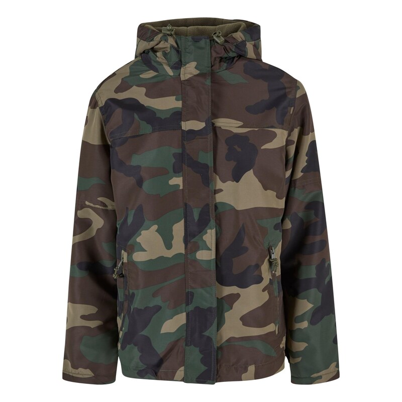 Brandit Přechodná bunda hnědá / khaki / tmavě zelená / černá