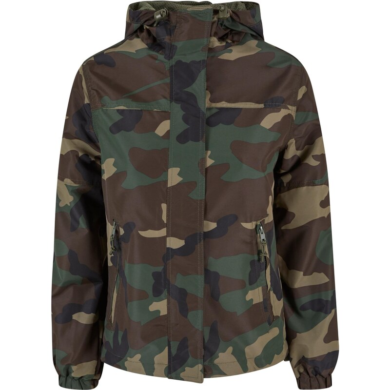 Brandit Přechodná bunda tmavě hnědá / zelená / khaki / černá 105539654