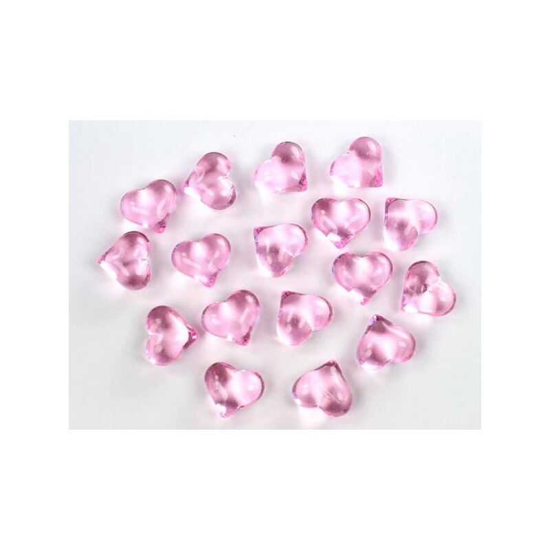 Krystaly Srdce 2,1 cm Barva Fialová-014