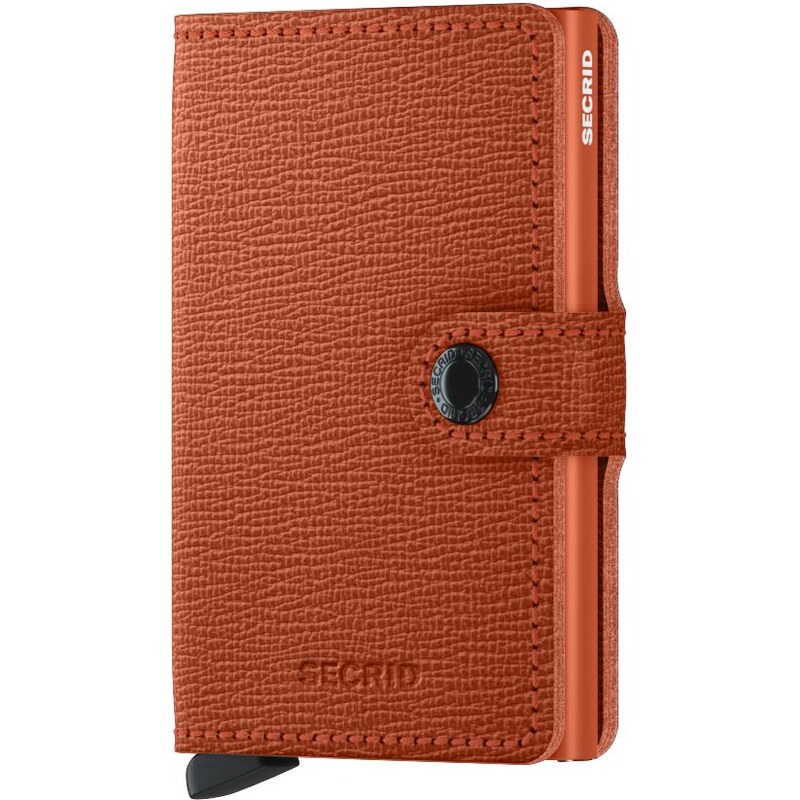 Kožená peněženka SECRID Miniwallet Crisple Pumpkin oranžová