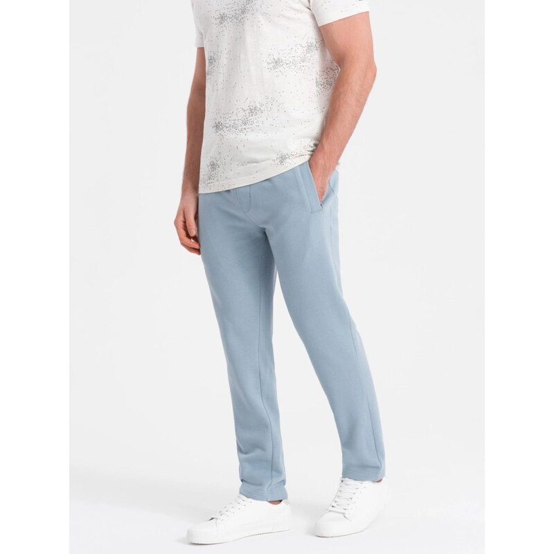 Ombre Clothing Zajímavé světle modré tepláky V7 PABS-0206