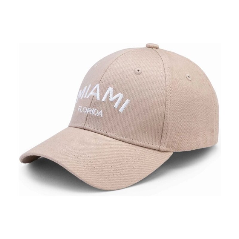 OTHER Pánská béžová kšiltovka s nápisem H177