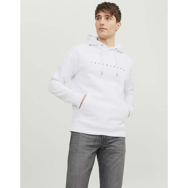 Jack & Jones hoodie in white