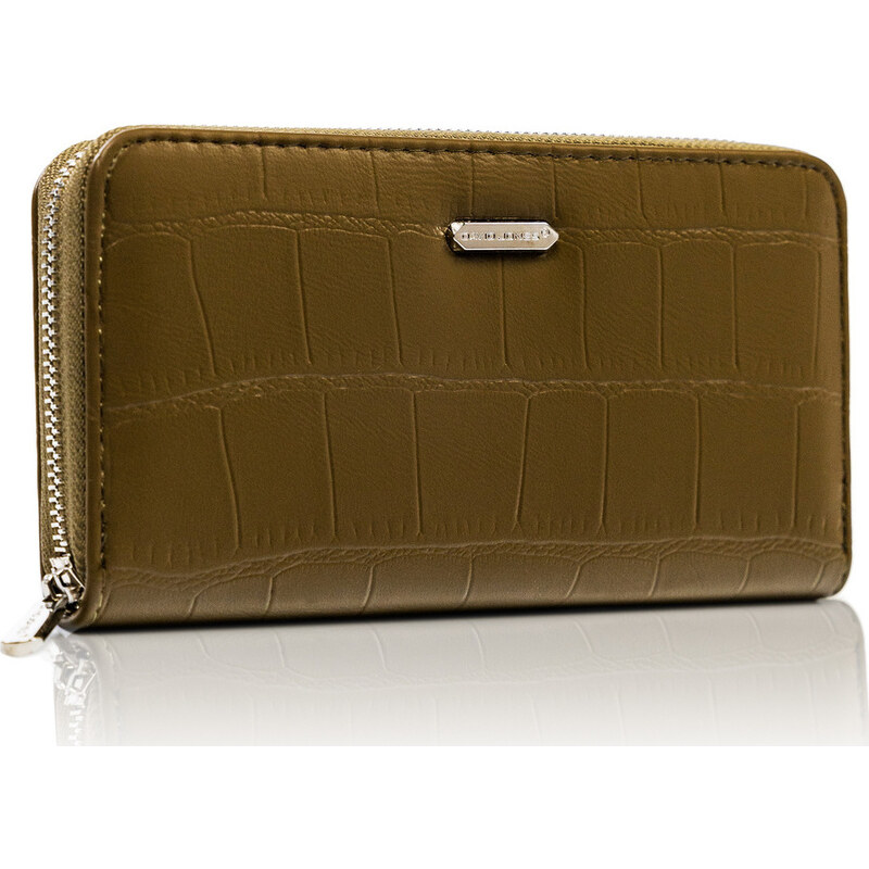 David Jones Khaki peněženka se strukturou zvířecí kůže Z011 85874081