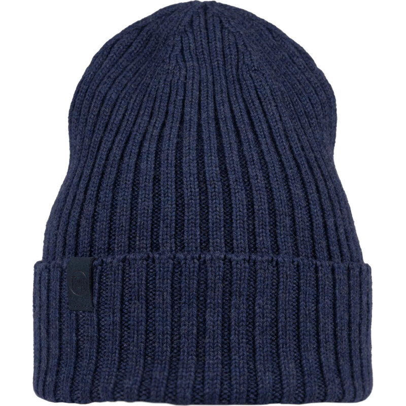 Tmavě modrá čepice Buff Norval Merino Hat Beanie